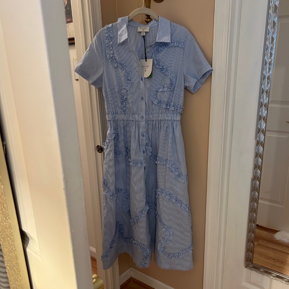 kate spade Dresses & Skirts - Kate Spade New York for Target Women's Ribbon Short Sleeve Midi Shirtdress